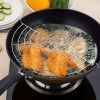 1pc Semicircle Stainless Steel Food Cooling Rack; Frying Rack; Kitchen Tools