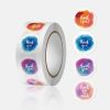 500pcs/roll Thank You Stickers Roll; 2.5x2.5cm Thank You Stickers Lables for Baking Packaging; Envelope Seals; Small Business