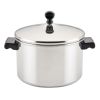 Classic Series 4 Quart Stainless Steel Sauce Pot with Lid, Induction Compatible, Metal Utensil and Dishwasher Safe, Stainless Steel