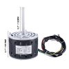 1/3HP Furnace Blower Motor, 110/120V 4.4Amps, 1075RPM 4 Speeds, CW/CCW Rotation, 48 Frame 5.2" Shaft Length, 5μF/370V Capacitor + 11" Hold Hoop