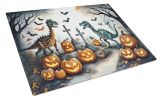 NEW Dinosaurs Spooky Halloween Glass Cutting Board Decorative Tempered Glass Kitchen Cutting and Serving Board Large Size Chopping Board