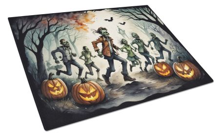 NEW Zombies Spooky Halloween Glass Cutting Board Decorative Tempered Glass Kitchen Cutting and Serving Board Large Size Chopping Board