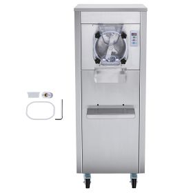 Ice Cream Maker for Commercial Use, Produces 18 Liters per Hour, 1780W, Offers Single Flavor, Equipped with Wheels, 6L Stainless Cylinder, LED Display