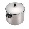 Classic Series 8 Quart Stainless Steel Stockpot with Lid, Induction Compatible, Metal Utensil and Dishwasher Safe, Stainless Steel