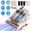 Fresh Fab Finds Mattress Vacuum Cleaner 16Kpa Bed Vacuum Cleaner Handheld Vacuums with Ultrasonic & UVC Light 18000 RPM Brushroll Rotation Dual Dust B