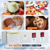 Fried Ice Cream Roll Machine, 11" x 9.5" Stir-Fried Ice Cream Pan, Stainless Steel Rolled Ice Cream Maker with Compressor and 2 Scrapers