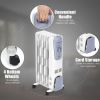 1500W Electric Oil Filled Radiator with 4 Bottom Wheels