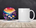 Colorful Crocus Large Sandstone Coasters Pack of 4 Absorbent Round Coasters Decor Gifts for Men or Women, 4 in, Multicolor