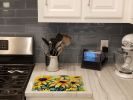 Maryland Black-Eyed Susans in Watercolor Glass Cutting Board Decorative Tempered Glass Kitchen Cutting and Serving Board Large Size Chopping Board