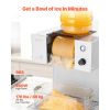 Snowflake Ice Machine, 176LBS/24H Snowflake Ice Maker, Ice-Shaver Machine with Stainless Steel Blade, Electric Snow Cone Maker with 0.48Gal Tank