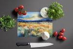 NEW Nevada Sagebrush in Watercolor Glass Cutting Board Decorative Tempered Glass Kitchen Cutting and Serving Board Large Size Chopping Board