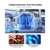 60"W Commercial Refrigerator, 15.4 Cu. Ft Sandwich Prep Refrigerated Table, Mega Top Food Prep Fridge with 16 Pans and Cutting Board