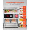 Commercial Refrigerator, 32.2 in Width Reach In Upright Refrigeration Double Glass Door