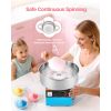 Cotton Candy Machine Commercial, 1000W Electric Candy Floss Maker, Easy Use with 15 inch Stainless Steel Bowl and Sugar Scoop
