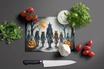 NEW Werewolves Spooky Halloween Glass Cutting Board Decorative Tempered Glass Kitchen Cutting and Serving Board Large Size Chopping Board