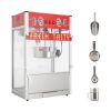 Commercial Popcorn Machine, 30 Oz Kettle, 1650 W, Movie Theater Popcorn Machine, Red Tabletop Popcorn Machine with 3-Switch Control