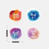 500pcs/roll Thank You Stickers Roll; 2.5x2.5cm Thank You Stickers Lables for Baking Packaging; Envelope Seals; Small Business