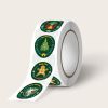 500PCS/ROLL Christmas Stickers for Envelope 3.8CM Round Merry Christmas Stickers 4 Designs Christmas Decoration Stickers