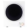 [Do not sell on Amazon] GYM25-78 Compact Portable Household clothes Dryer 1.6cuft with Stainless Steel Drum Black and White 120V MECHANICAL Control ET