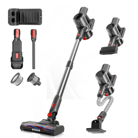 20Kpa Vacuum Strong Vacuum Cleaner Wireless Vacuum Cleaner Car/Sofa/Carpets/Curtains/Mattress Vacuum Cleaning 6-Battery Pet Hair Care Deep Mite Remova (PSVC2302-6G2: PSVC2302-6G2)