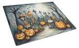NEW Calacas Skeletons Spooky Halloween Glass Cutting Board Decorative Tempered Glass Kitchen Cutting and Serving Board Large Size Chopping Board