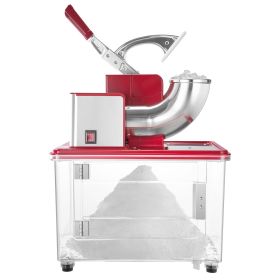 Commercial Ice Crusher 661LBS/H, 350W Electric Snow Cone Machine with 4 Blades, 2000RPM Stainless Steel Shaved Ice Machine with 11 Gal Crushed-Ice Box (Default: Default)