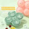 Create Perfectly Round Ice Cubes for Your Cocktails and Whiskey with this Large Silicone Ice Cube Tray!
