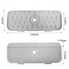 1PCS Silicone Faucet Absorbent Mat Sink Splash Guard Drain Pad Water Splash Catcher Mats Sink Countertop Protector Kitchen tools