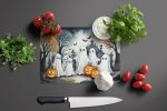 NEW Ghosts Spooky Halloween Glass Cutting Board Decorative Tempered Glass Kitchen Cutting and Serving Board Large Size Chopping Board